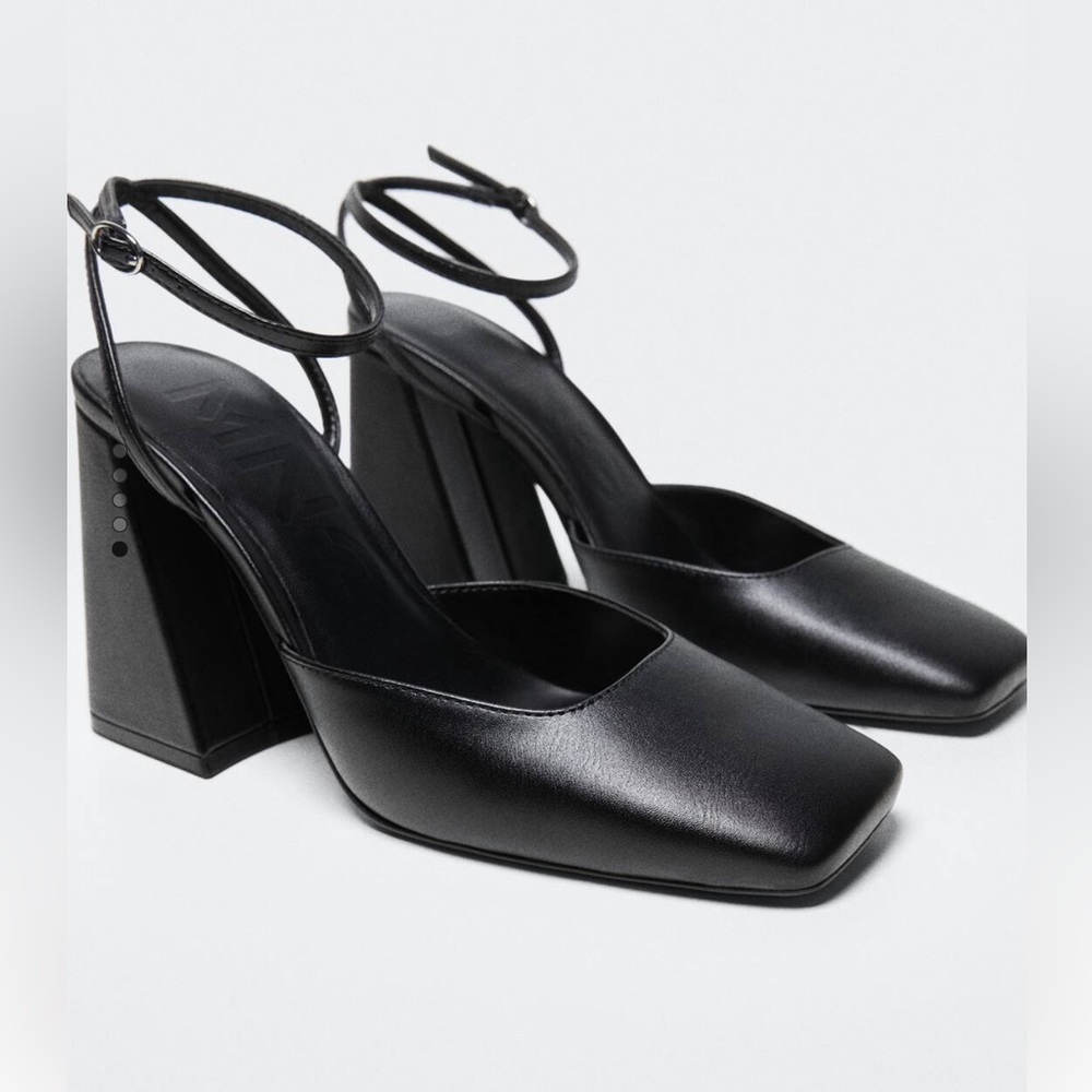 Mango Block Heel pumps